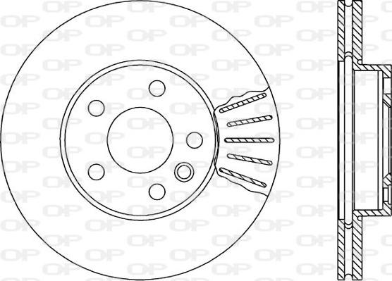 Open Parts BDA1676.20 - Тормозной диск www.autospares.lv