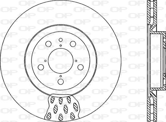 Open Parts BDA1015.20 - Тормозной диск www.autospares.lv