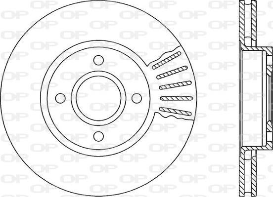 Open Parts BDA1190.20 - Bremžu diski www.autospares.lv