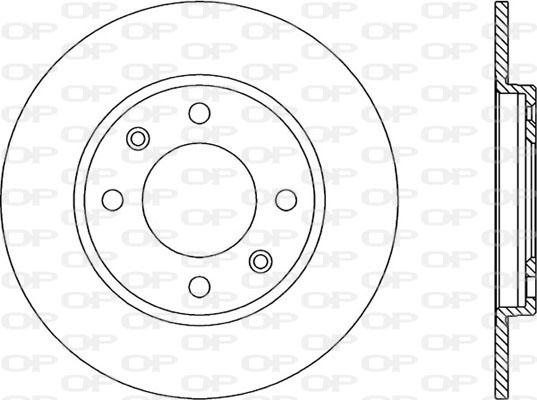 Open Parts BDA1115.10 - Bremžu diski autospares.lv