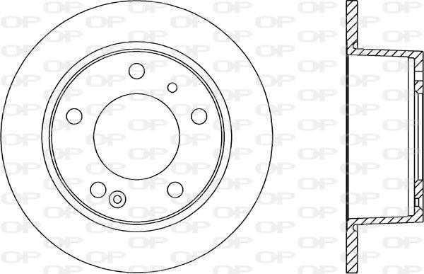 Open Parts BDA1110.10 - Bremžu diski autospares.lv