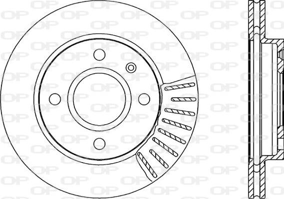 Open Parts BDA1176.20 - Тормозной диск www.autospares.lv