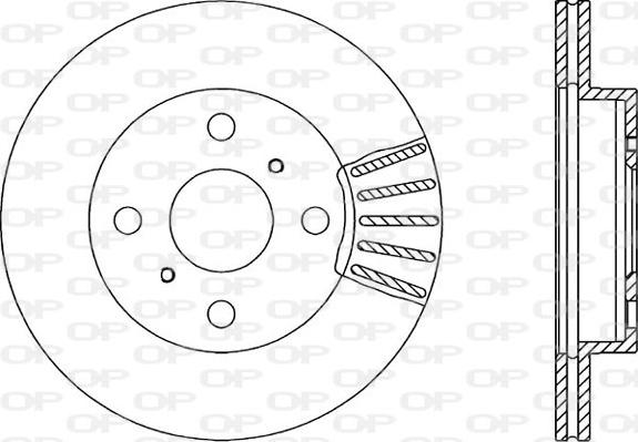 Open Parts BDA1841.20 - Bremžu diski www.autospares.lv