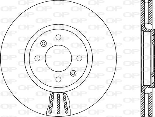 Open Parts BDA1865.20 - Тормозной диск www.autospares.lv