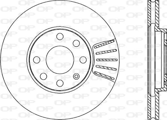 Open Parts BDA1807.20 - Bremžu diski autospares.lv