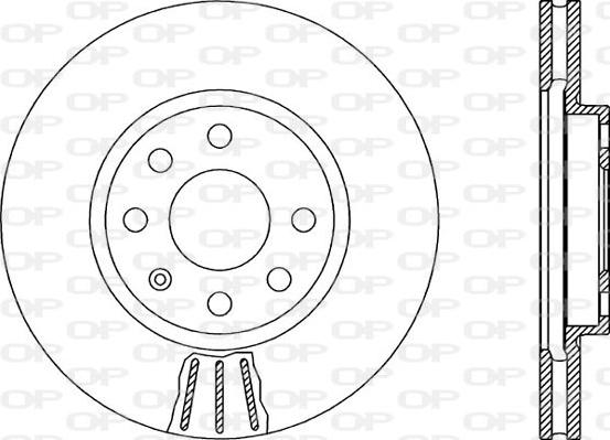 Open Parts BDA1880.20 - Bremžu diski www.autospares.lv