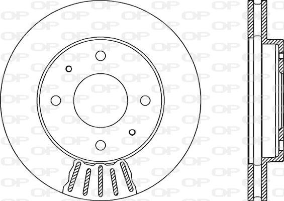 Open Parts BDA1870.20 - Тормозной диск www.autospares.lv