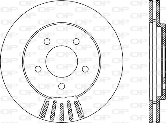 Open Parts BDA1871.20 - Bremžu diski autospares.lv