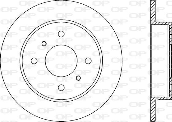 Open Parts BDA1391.10 - Bremžu diski www.autospares.lv