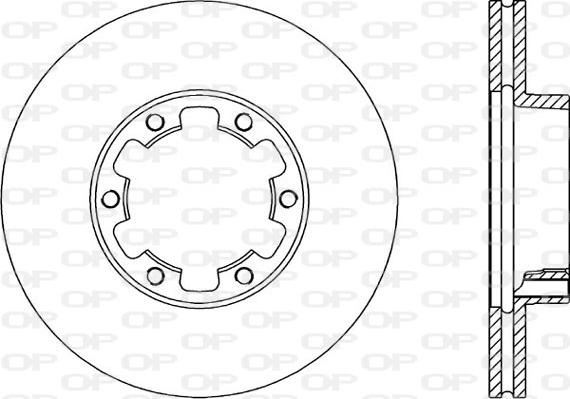 Open Parts BDA1398.20 - Bremžu diski autospares.lv