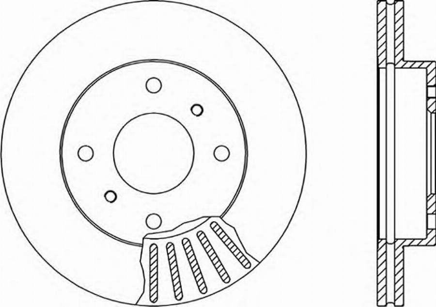 Open Parts BDA1386.20 - Bremžu diski www.autospares.lv