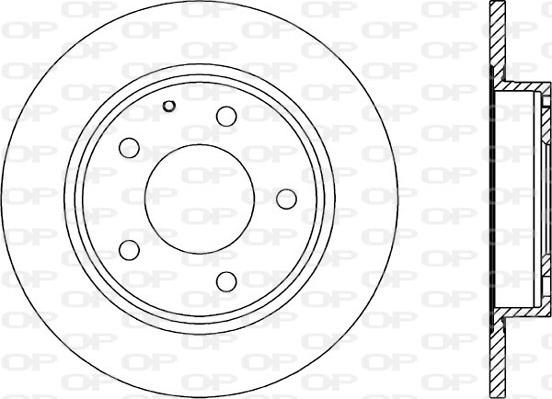 Open Parts BDA1282.10 - Bremžu diski www.autospares.lv