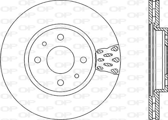 Open Parts BDA1235.20 - Bremžu diski autospares.lv