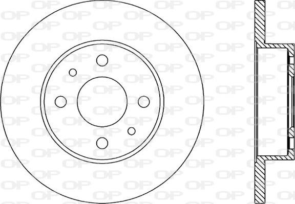 Open Parts BDA1229.10 - Bremžu diski autospares.lv