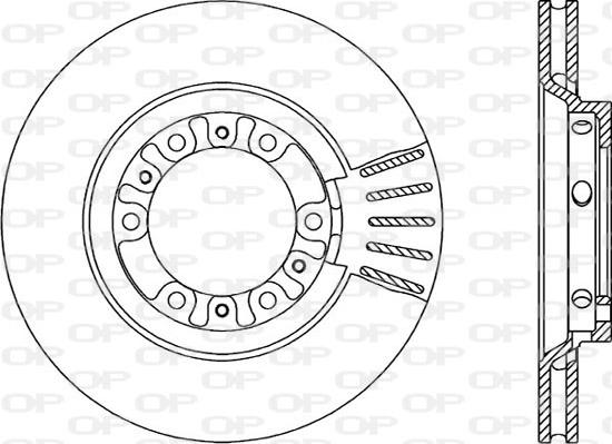 Kawe 6883 10 - Bremžu diski www.autospares.lv