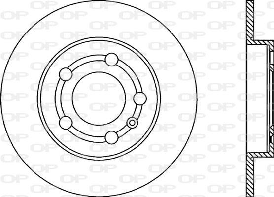 Open Parts BDA1745.10 - Bremžu diski www.autospares.lv