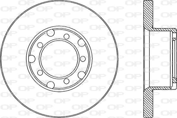 Open Parts BDA1783.10 - Bremžu diski autospares.lv