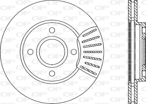 Open Parts BDA1739.20 - Bremžu diski autospares.lv