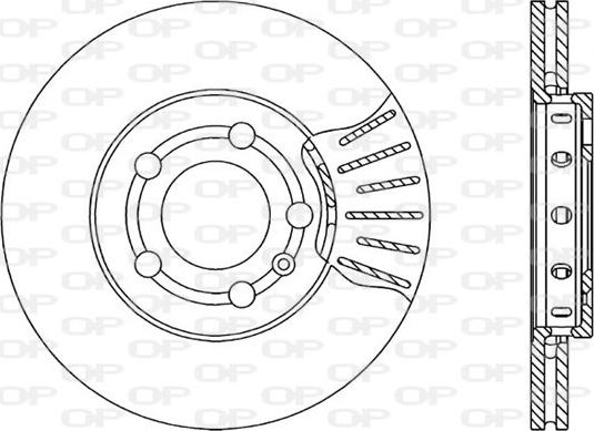 Open Parts BDA1730.20 - Тормозной диск www.autospares.lv