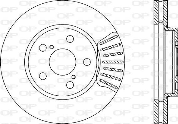 Open Parts BDA1727.20 - Bremžu diski autospares.lv