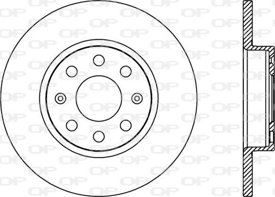 Open Parts BDA2444.10 - Bremžu diski www.autospares.lv