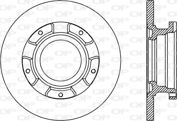 Open Parts BDA2411.10 - Brake Disc www.autospares.lv