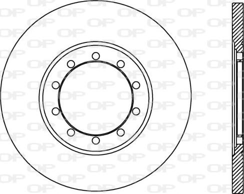 Open Parts BDA2436.10 - Brake Disc www.autospares.lv