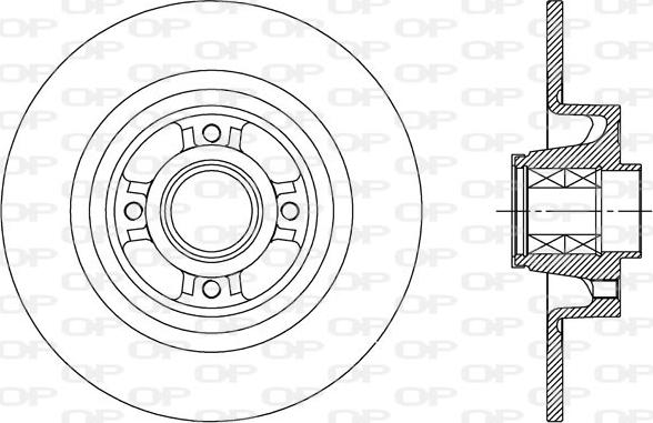 Open Parts BDA2427.30 - Bremžu diski autospares.lv