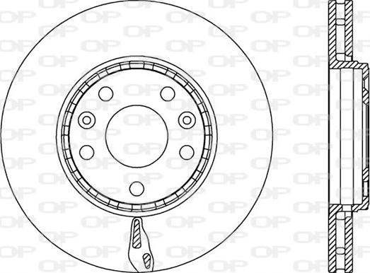 Open Parts BDA2546.20 - Bremžu diski www.autospares.lv