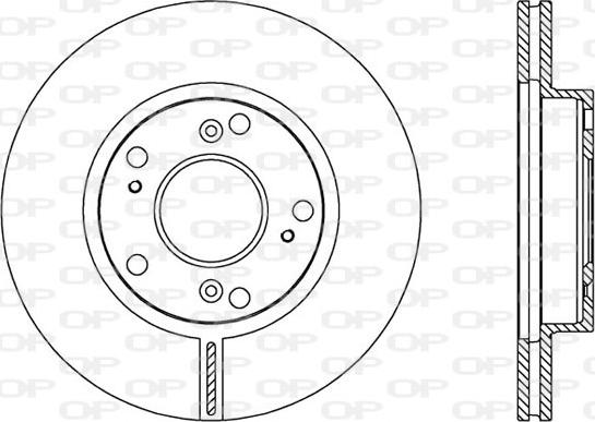 Open Parts BDA2554.20 - Bremžu diski www.autospares.lv