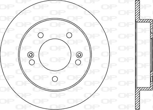 Open Parts BDA2569.10 - Bremžu diski autospares.lv