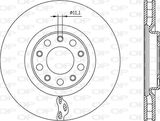 Open Parts BDA2561.20 - Bremžu diski www.autospares.lv