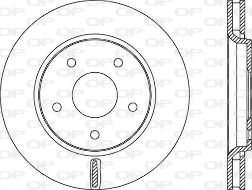 Open Parts BDA2534.20 - Bremžu diski www.autospares.lv