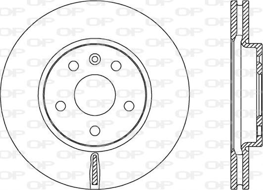 Open Parts BDA2535.20 - Bremžu diski www.autospares.lv