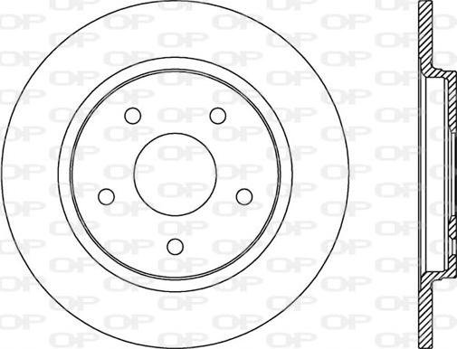 Open Parts BDA2533.10 - Bremžu diski autospares.lv