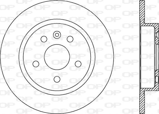 Open Parts BDA2537.10 - Bremžu diski www.autospares.lv