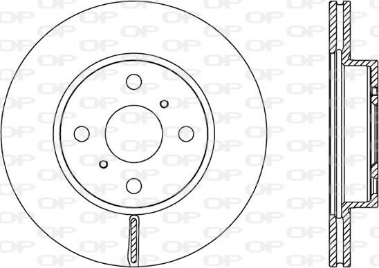 Open Parts BDA2526.20 - Bremžu diski autospares.lv