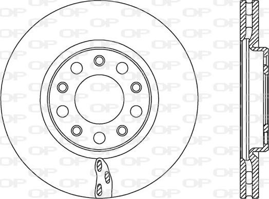 Open Parts BDA2521.20 - Bremžu diski autospares.lv