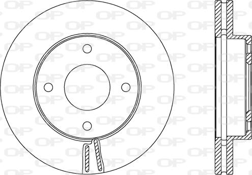 Open Parts BDA2693.20 - Bremžu diski autospares.lv