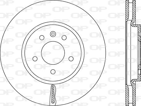 Open Parts BDA2668.20 - Bremžu diski autospares.lv