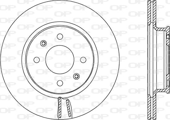 Open Parts BDA2601.20 - Bremžu diski www.autospares.lv