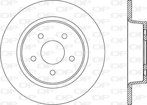 Open Parts BDA2635.10 - Bremžu diski autospares.lv