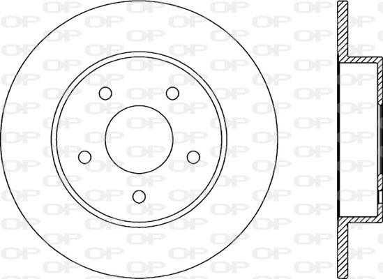 Open Parts BDA2046.10 - Bremžu diski www.autospares.lv