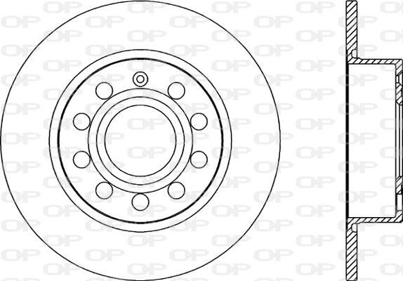 Open Parts BDA2028.10 - Brake Disc www.autospares.lv