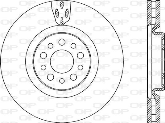 Open Parts BDA2191.20 - Bremžu diski autospares.lv