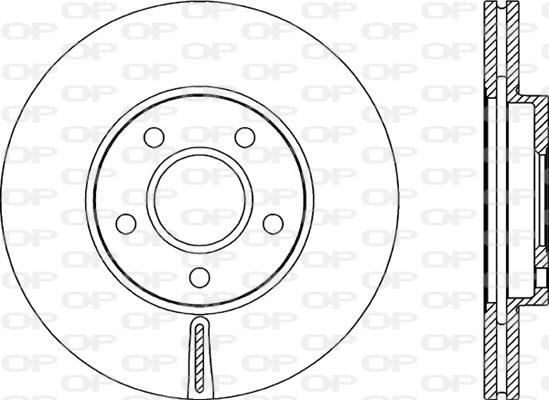 Open Parts BDA2141.20 - Тормозной диск www.autospares.lv