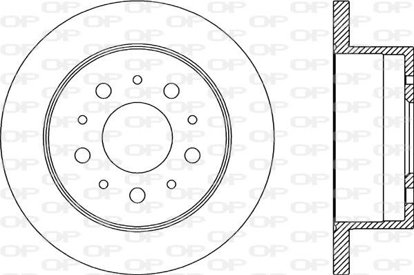 Open Parts BDA2176.10 - Brake Disc www.autospares.lv