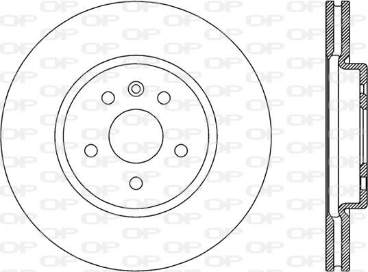 Open Parts BDA2814.20 - Bremžu diski autospares.lv