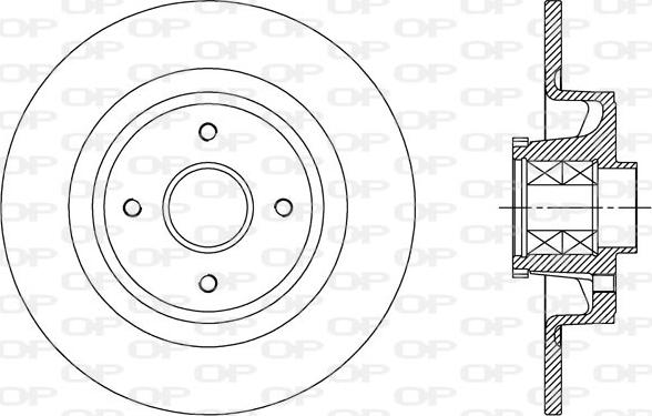 Open Parts BDA2363.10 - Bremžu diski www.autospares.lv