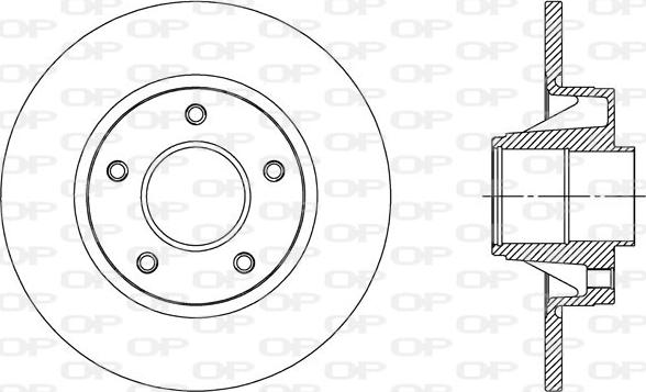 Open Parts BDA2305.10 - Brake Disc www.autospares.lv